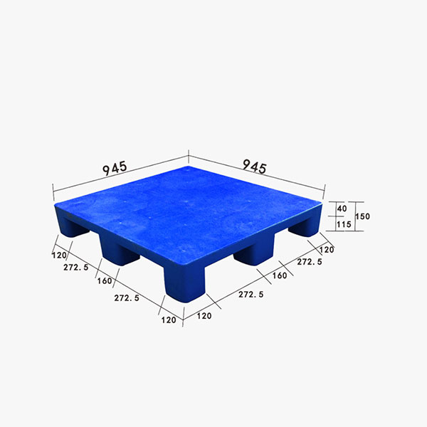 ZJ945-150平板九脚型塑料托盘